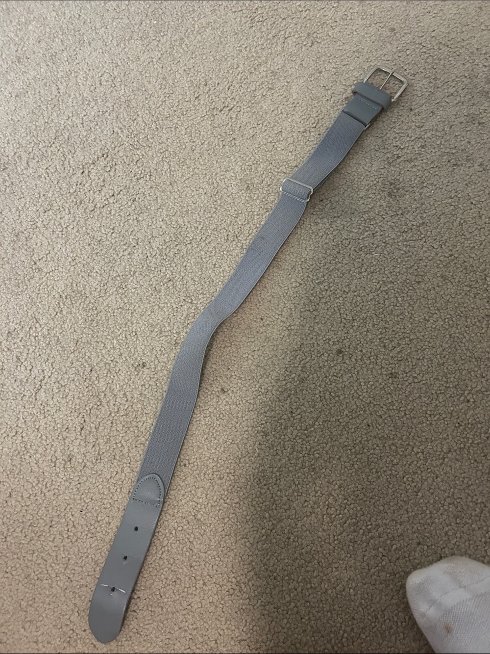Women’s grey softball belt-like new
